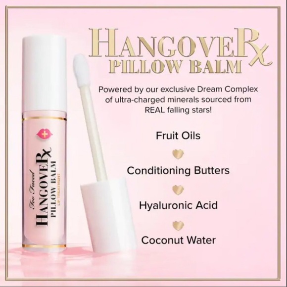 Too Faced Hangover Pillow Balm Lip Treatment Mango Kiss - Picture 15 of 16